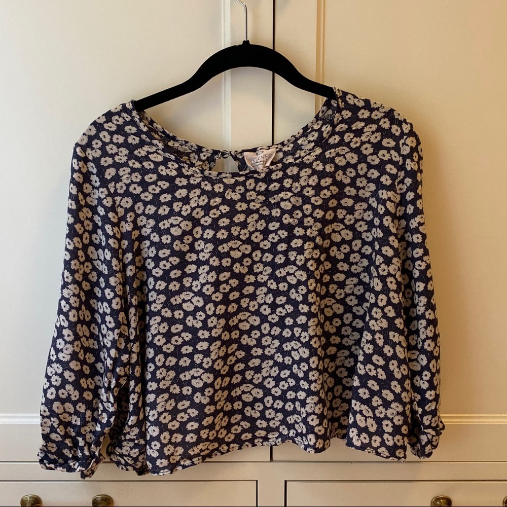 Floral 3/4 Shirt